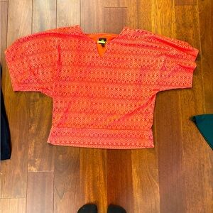 JM Collection Orange Top